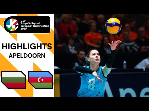 Bulgaria vs. Azerbaijan - Highlights | CEV Women's Tokyo Volleyball Qualification 2020