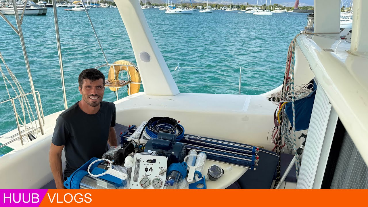 Too Much Wind to Leave, so More Boat Work... (Watermaker Installation)