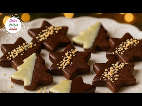 Biscotti di Natale al Cioccolato e Nocciole 🎄 – Eleganti, Profumati, Irresistibili #perte