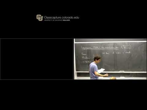 Clay Cordova Lecture 4 on Intro to Supersymmetry