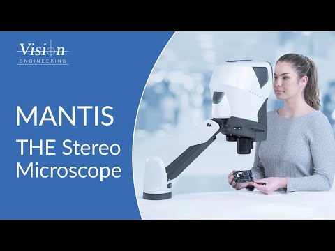 Une nouvelle version du microscope stéréo optique ergonomique Mantis
