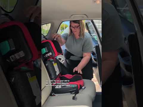 People ask me all the time what travel car seats we use, and right now we’re using the HiFold for my