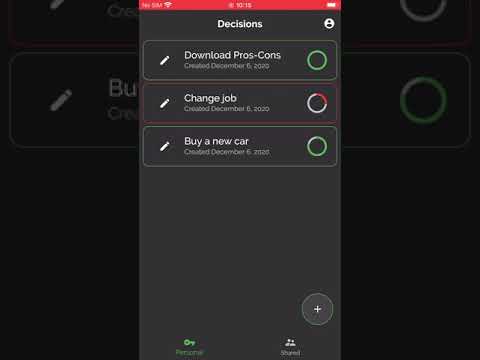 Pros-Cons - Decision Maker Video