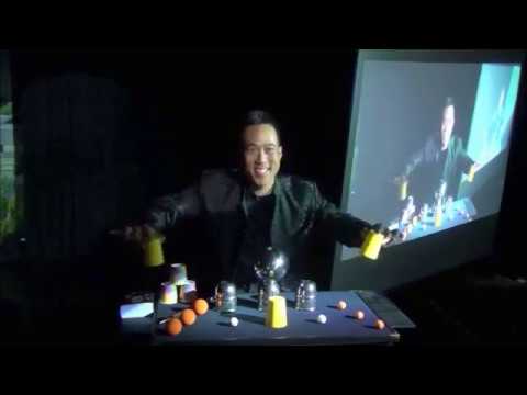 Ryan Hayashi's ULTIMATE CUPS AND BALLS ACT - Live Theater Performance