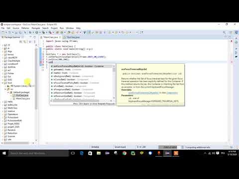 java tut ep37 : GUI (window with 2 fields and Password Field ) || Part 3