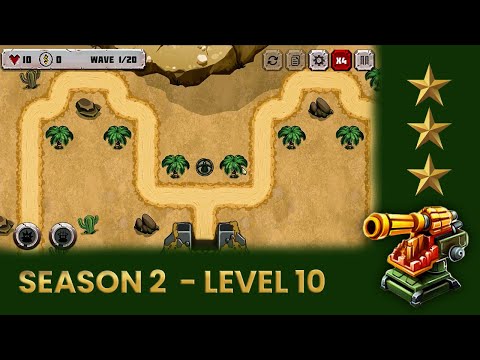 Battle Strategy: Tower Defense - Season 2 Level 10 Walkthrough