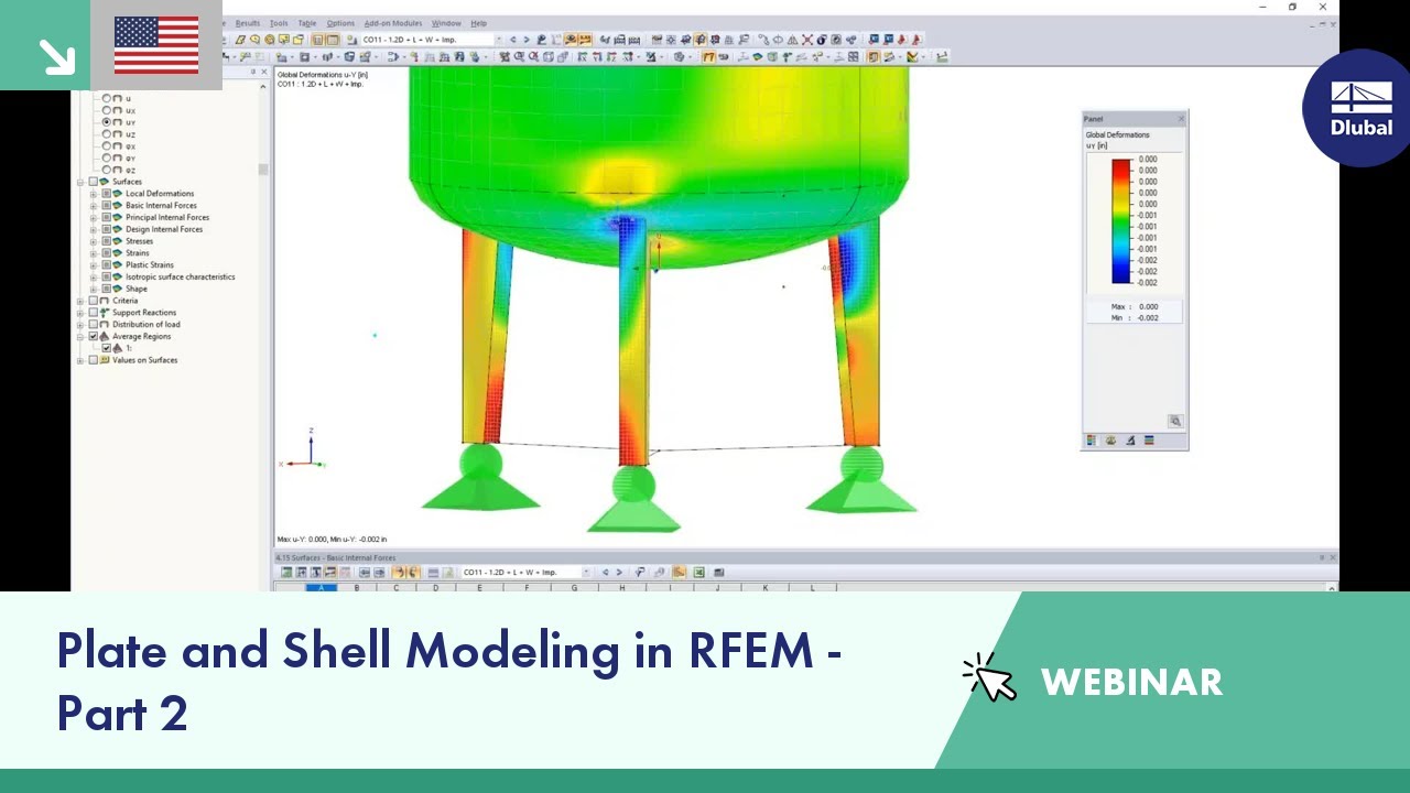 Plate and Shell Modeling in RFEM - Part 2