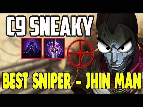 C9 Sneaky ft Aphromoo - LOL - [Jhin] Best Sniper The Jhin Man 14 Kills - Preseason 7