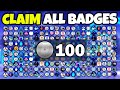 CLAIM ALL 100 BADGES in 1 DAY!! (The Hunt Roblox)