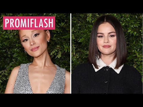 Video Thumbnail: Ariana Grande und Selena Gomez strahlen gemeinsam auf Event