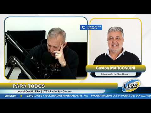 Entrevista al Intendente de San Genaro, Gastón Marconcini en Para Todos