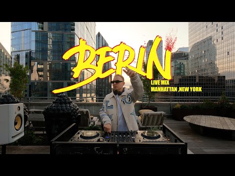 AFRO HOUSE MIX BERIN WITH Keinemusik, HUGEL, Black Coffee,  / SUNSET ROOFTOP DJ SET NEW YORK 2025