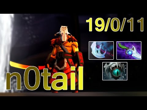 n0tail 7571 MMR Dota 2  - Juggernaut - FLAWLESS 19/0