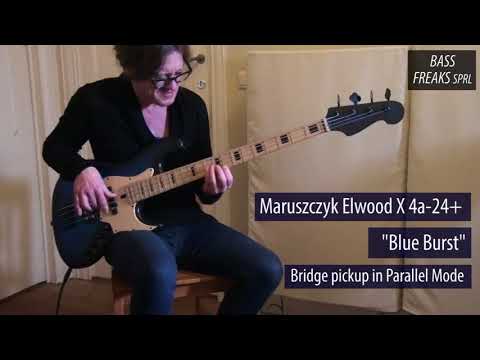 Maruszczyk Elwood X4A-24 'Blue Burst' Live Demo - BassFreaks.net