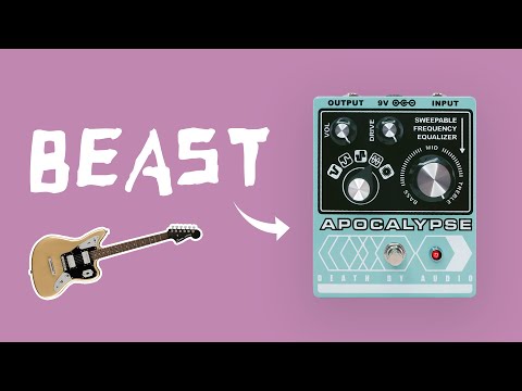 Apocalypse Fuzz by Death By Audio with guitar - this pedal is a beast