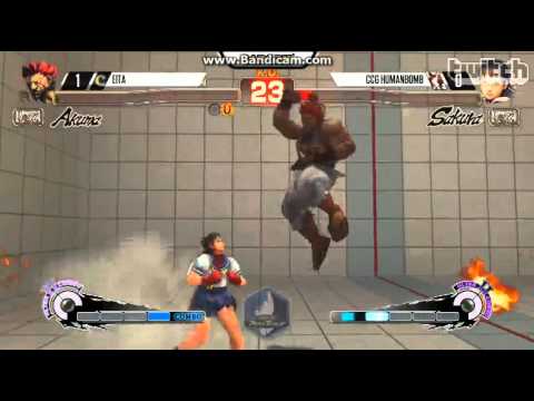 Humanbomb (Sakura) vs Eita (Akuma) - #SouthEastAsiaMAjor 2015 #USF4