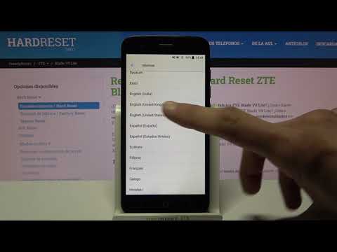 Cómo cambiar idioma en ZTE Blade V8 Lite - configurar idioma