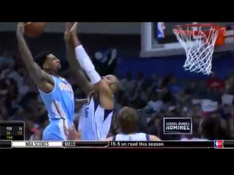 Wilson Chandler monster slam on Tyson Chandler
