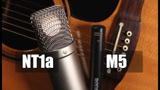 Video thumbnail for Rode M5 vs Rode NT1a (acoustic guitar) (pt.1) by Crash Course Recording