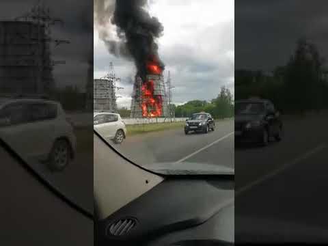 Пожар на тэц Саранск,  07.06.18 г.