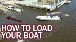 How to Load Your Boat at the Boat Ramp