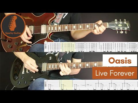 Live Forever - Oasis - Learn To Play! (Guitar Cover & Tab)