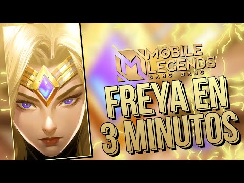 FREYA IN 3 MINUTES 🚀How to use Freya, Freya Guide, tutorial - MOBILE LEGENDS ENGLISH