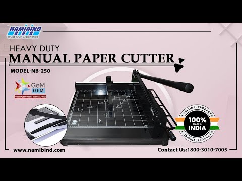 Heavy duty manual Paper Cutting Machine size 16'