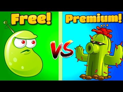 Plants vs Zombies 2 Gameplay Cactus vs Laser Bean  Primal PvZ 2