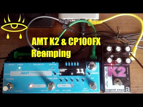 Демонстрация звучания гитарного предусилителя AMT K2
