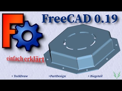 FreeCAD 0.19 Wie du eine Blechabdeckung konstruierst | einfach erklärt | SheetMetal | PartDesign