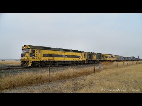 SSR 4NK3 Grain Train With G513, 602, GM22 & RL305 - PoathTV Australian Railways