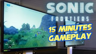 15 Minutes of Sonic Frontiers GAMEPLAY: Open-World, Cyberspace & More! (Gamescom Hands-On)