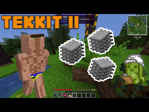Plastikproduktion und Villagerfarm  - 🛠️ Tekkit 2 #8
