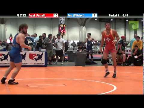 Mens FS FS 57 KG - Frank Perrelli vs. Ben Willeford