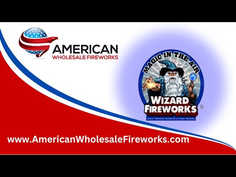 Cake - 225s Straight Sizzling Whistle Tails - Wizard ... Available at American Wholesale Fireworks!