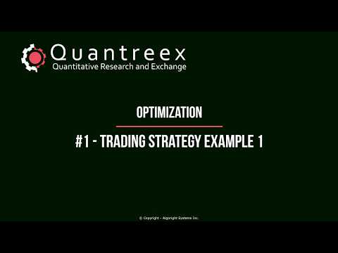 OPTIMIZATION #1 - Trading Strategy Example 1