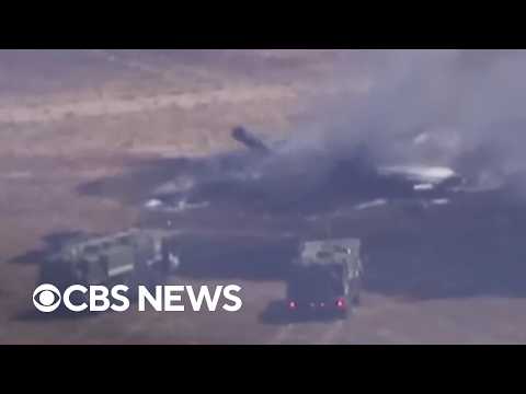Watch: F-35 crash at Marine Corps station in San Diego