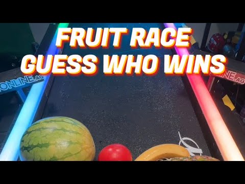 FRUIT RACE 🍎 GUESS WHO WINS CHALLENGE