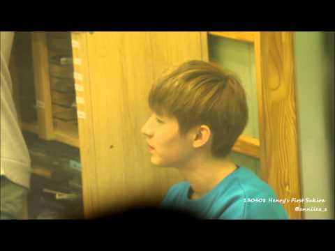 [Fancam] 130408 Henry's First Sukira