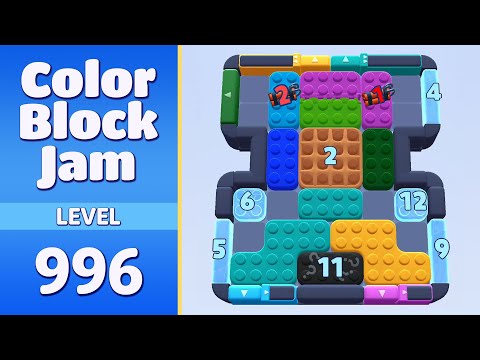 Color Block Jam Level 996 (997) | Every Puzzle Solved! 🎯