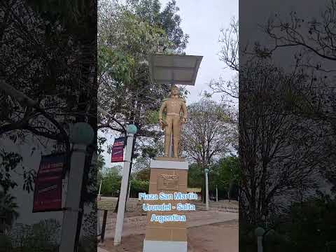 Plaza San Martín, Urundel. #urundelescultura #salta