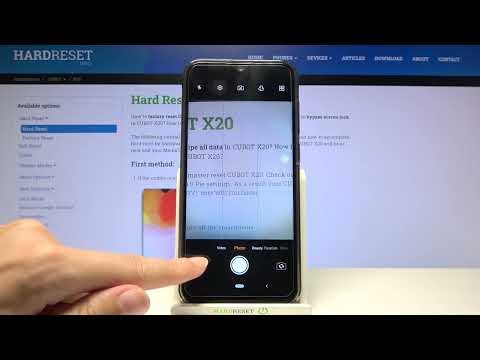 Enable/Disable Grid Lines in Camera Settings - CUBOT X20 and Orientation Lines