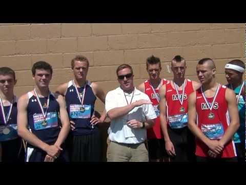 Lowell, Andover, Methuen - Boys Emerging Elite 4x800 - New Balance Outdoor Nationals 2012