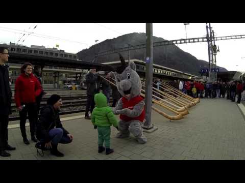 Zugtaufe: ICE Hamburg - Chur