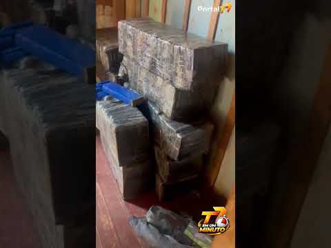 Apreensão de 535 kg de maconha mobiliza BPFRON e Polícia Federal em Mercedes-PR