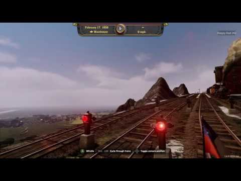 [4k] Railway Empire - XBox One X - Cab View - South America Expansion