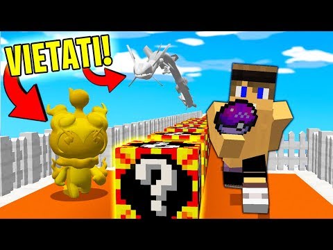 Minecraft ITA - CORSA dei PIXELMON LUCKYBLOCK ANTI-LEGGENDARI!