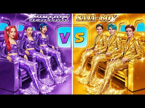 Golden vs Amethyst Huntrix & Saja Boys Couple | Love Story Kpop: KPop Demon Hunter Makeover Couple
