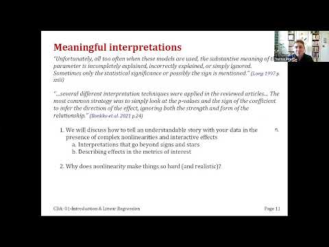 Introduction to Categorical Data Analysis: Understanding Nonlinear Effects with Trenton Mize